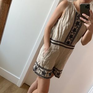 Loft linen romper